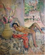 Henri Lebasque Prints Nude portrait by Henri Lebasque, oil on canvas. Courtesy of The Athenaeum china oil painting artist